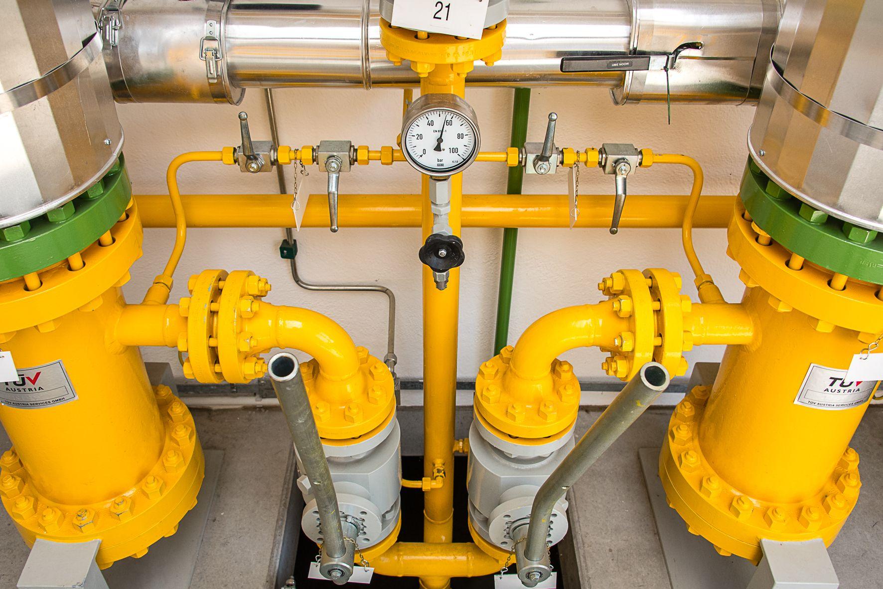 Industrielle Gasdruckregel- und Messstation